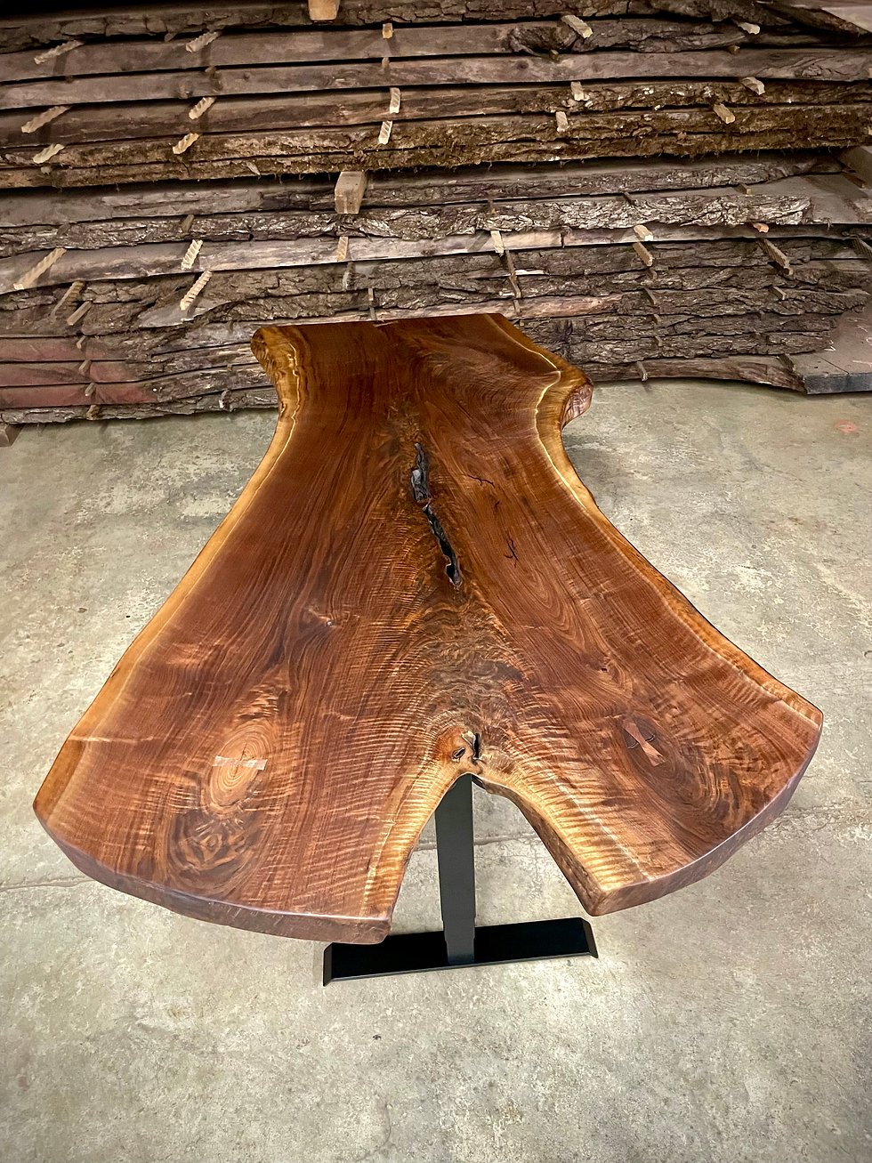 Thumbnail: Sit / Stand Desk Adjustable Base - Black Walnut