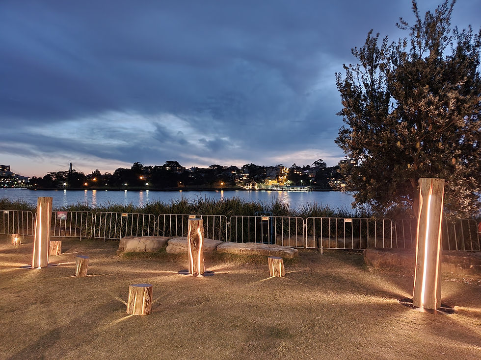 Vivid Sydney 2023 "Light Forest"
