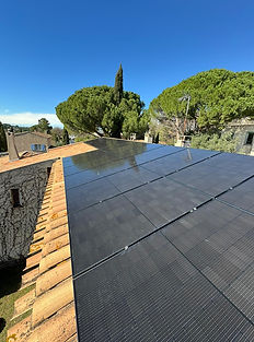 Installation de panneaux solaires