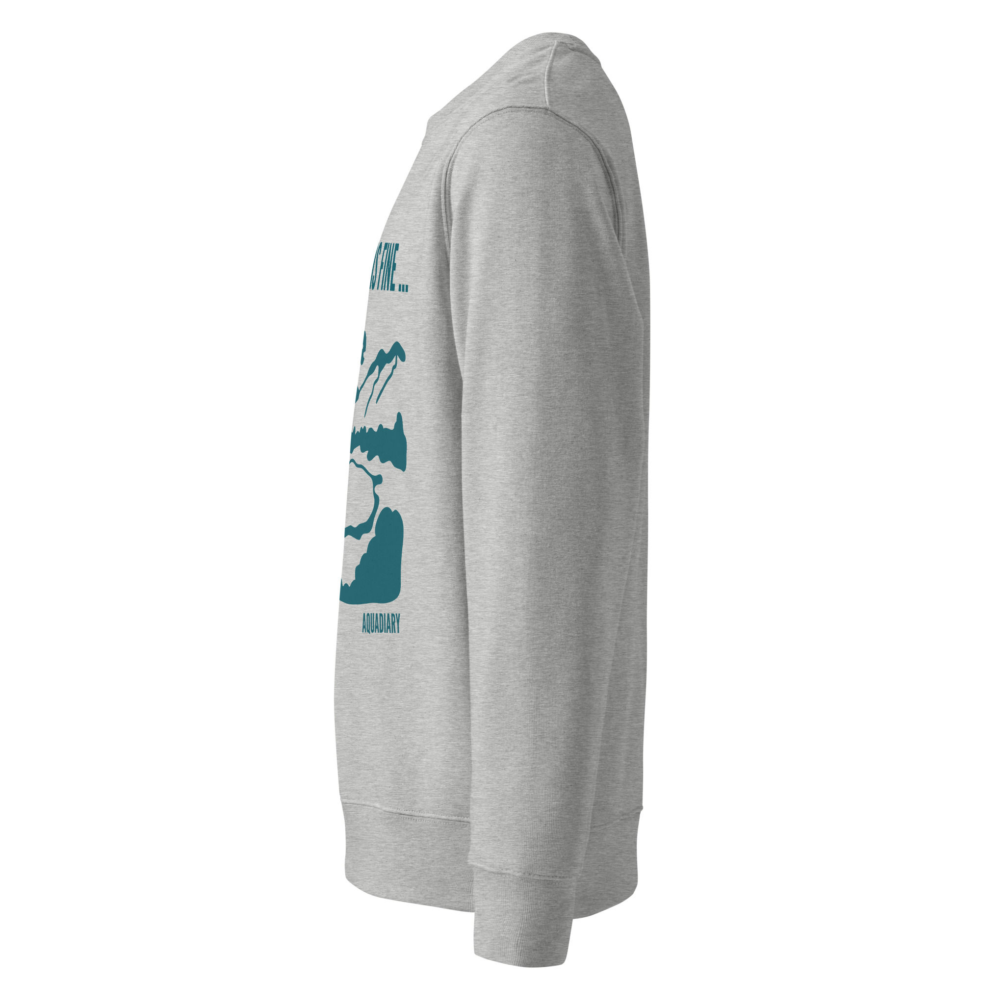 The Water Is Fine… Probably. — AquaDiary Cotton Sweatshirt