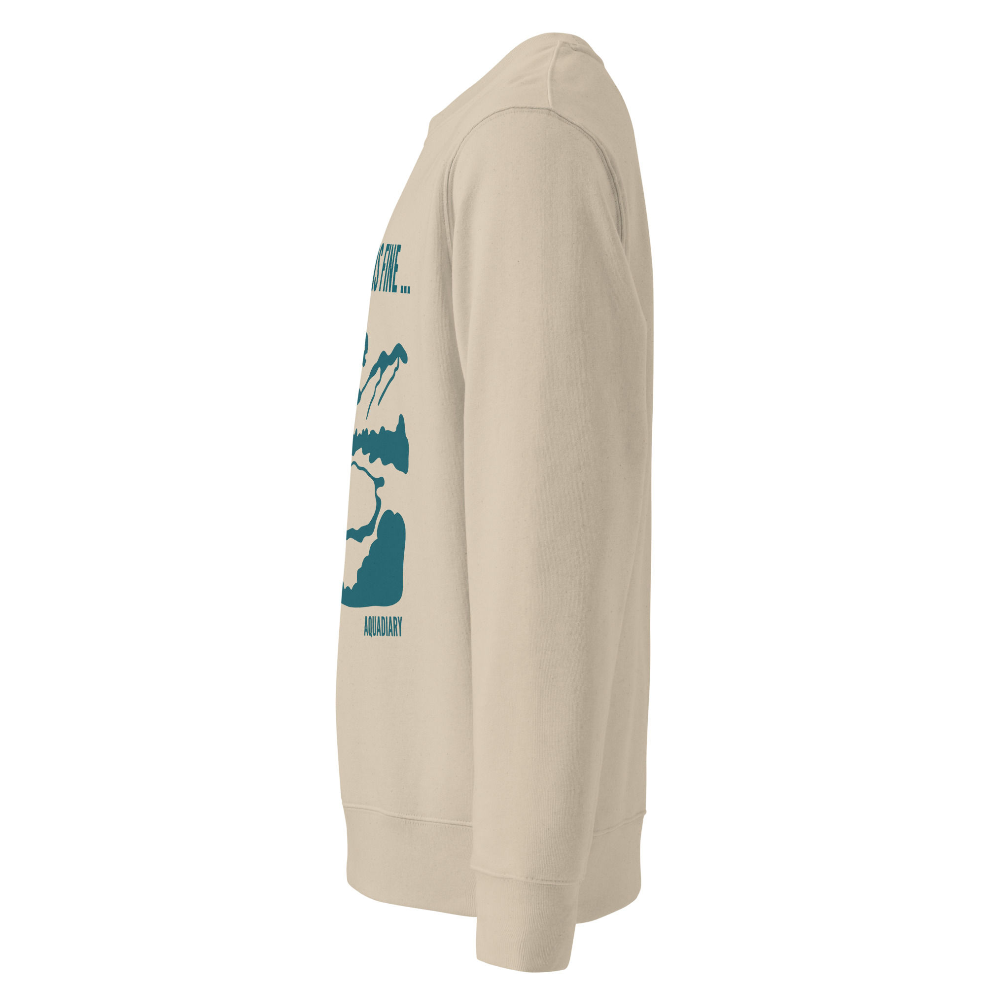 The Water Is Fine… Probably. — AquaDiary Cotton Sweatshirt