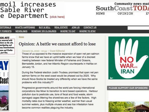 Colwell is willing to jeopardize our harbours and our lucrative lobster industry - South Coast Today