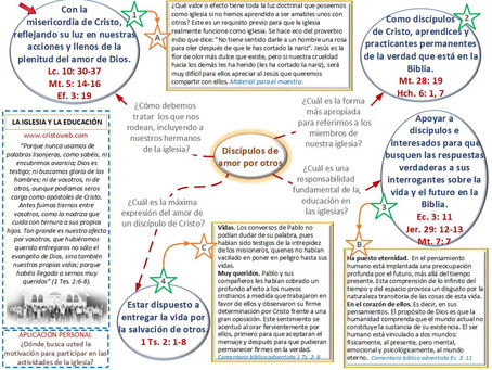 Lección 9: LA IGLESIA Y LA EDUCACIÓN (28 de noviembre 2020)