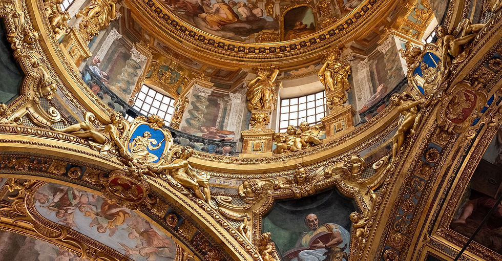 Concerti in Chiesa a Genova: soffitto della chiesa
