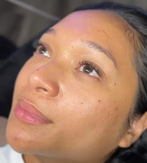 Lash lift results on dark lashes at Revive Spa in Pinehurst NC