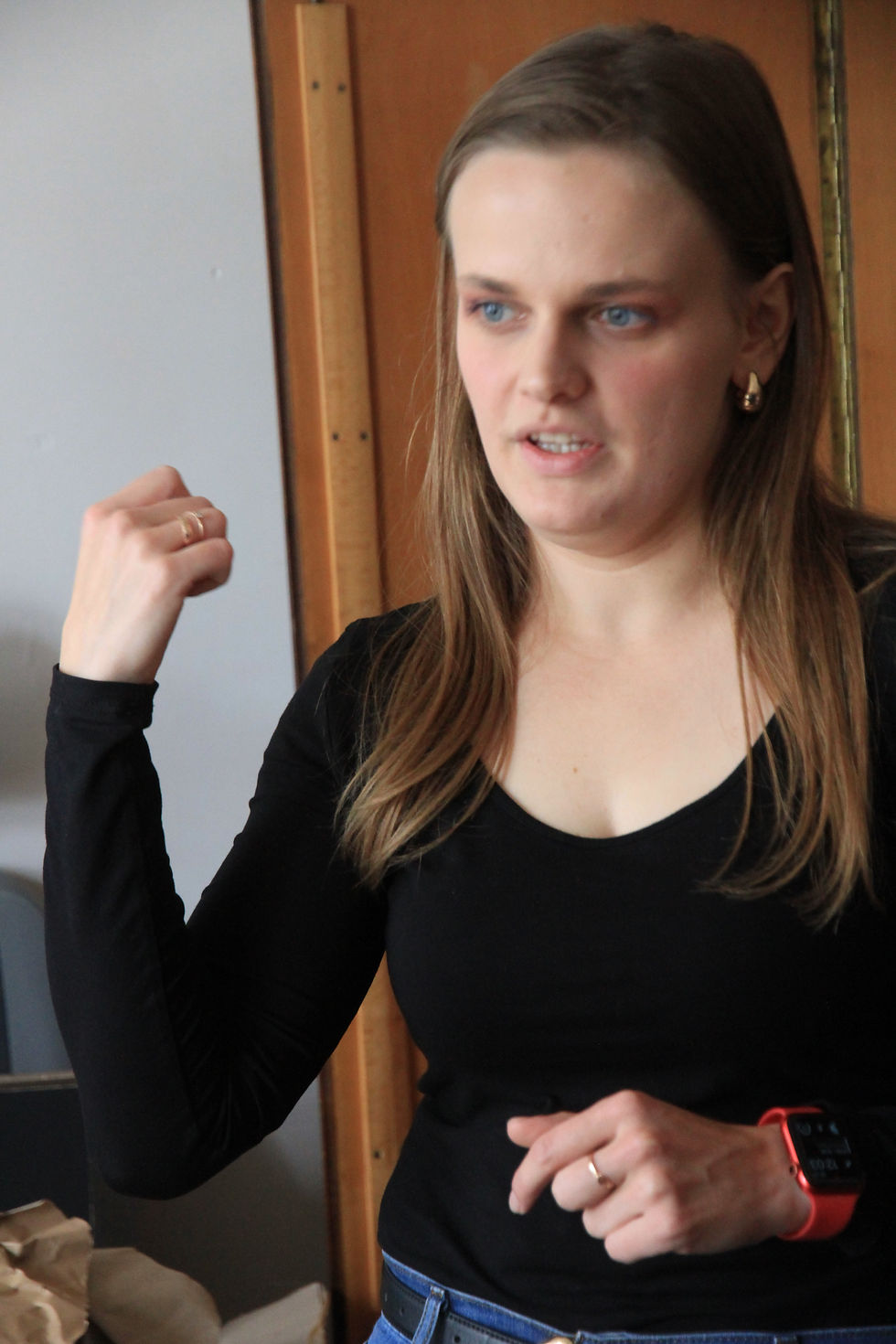 Iryna Zhluktenko. Dynamic, well edcated and young as all of her team