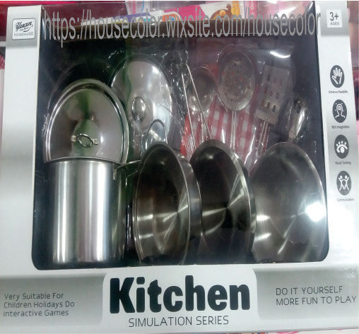 Miniatura: Set Utensilios de Acero Para las Niños