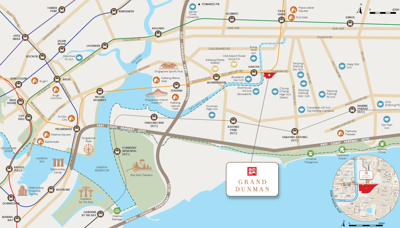 Grand Dunman location east coast park