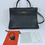 Thumbnail: Hermes Kelly 35 Noir Fjord Leather