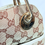 Thumbnail: Gucci Monogram Shoulder Bag White Strap
