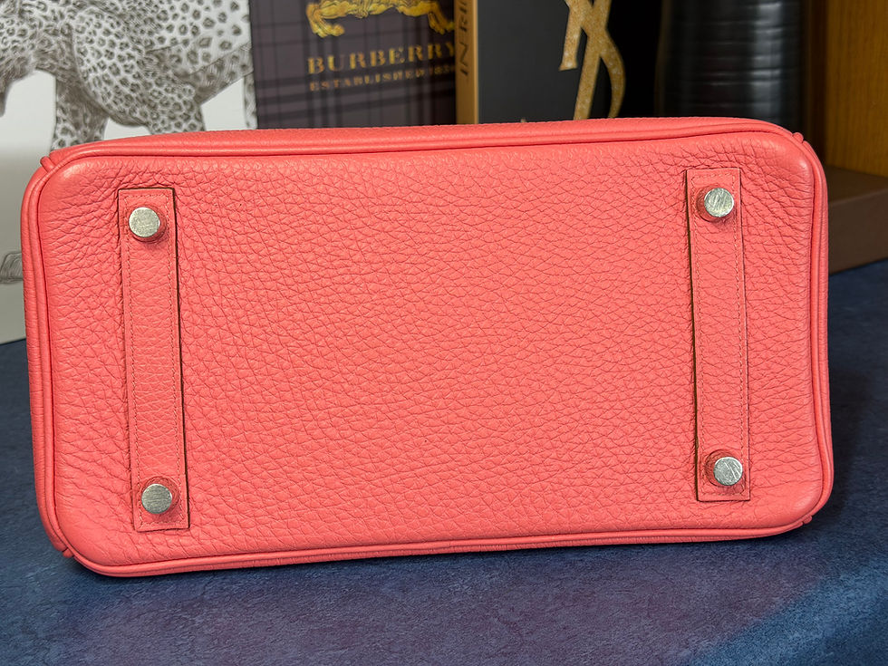 Thumbnail: Hermes Birkin 25 Rose Azalee Togo PHW