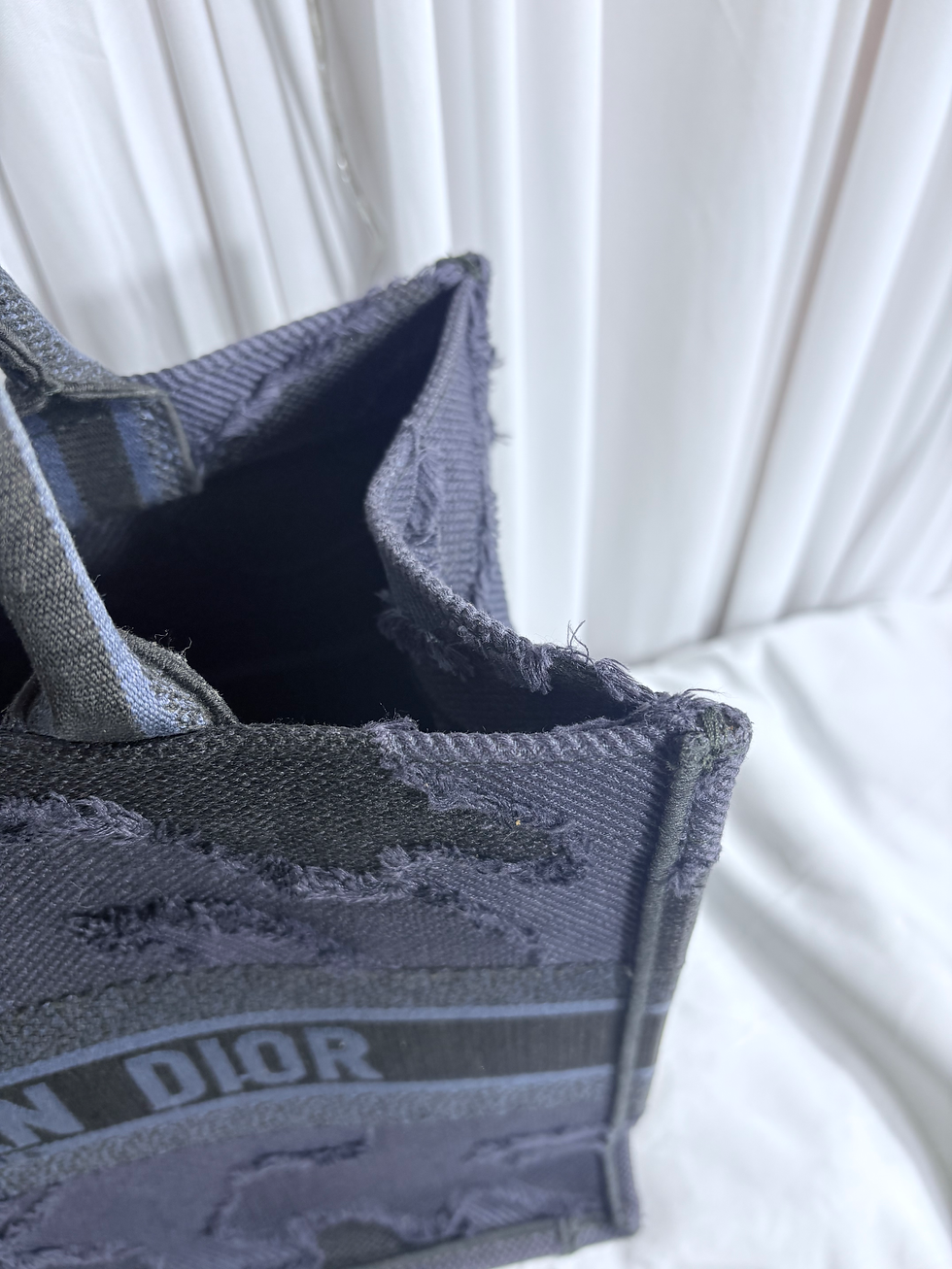 Miniatura: Dior Book Tote Navy Medium