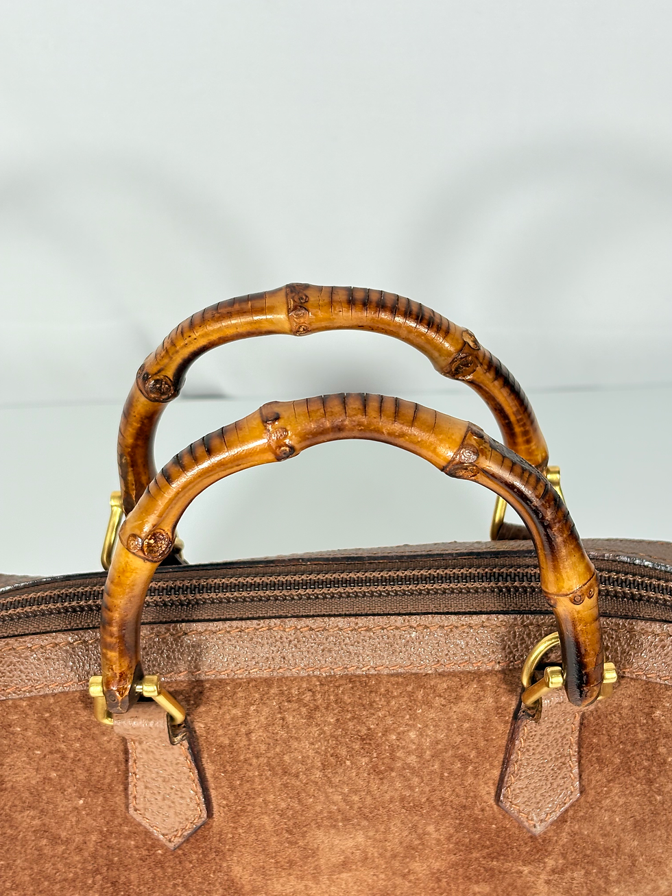 Thumbnail: GUCCI Mini crossbody bag in Suede