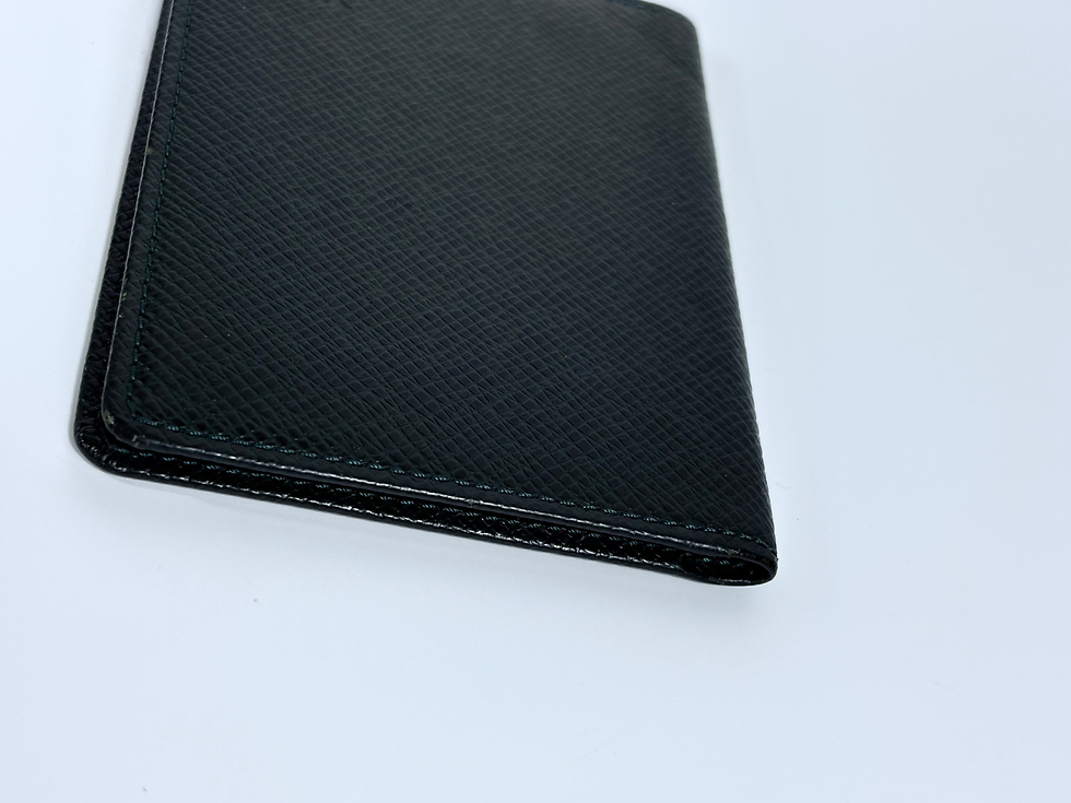Thumbnail: Louis Vuitton Taiga Wallet Dark Green