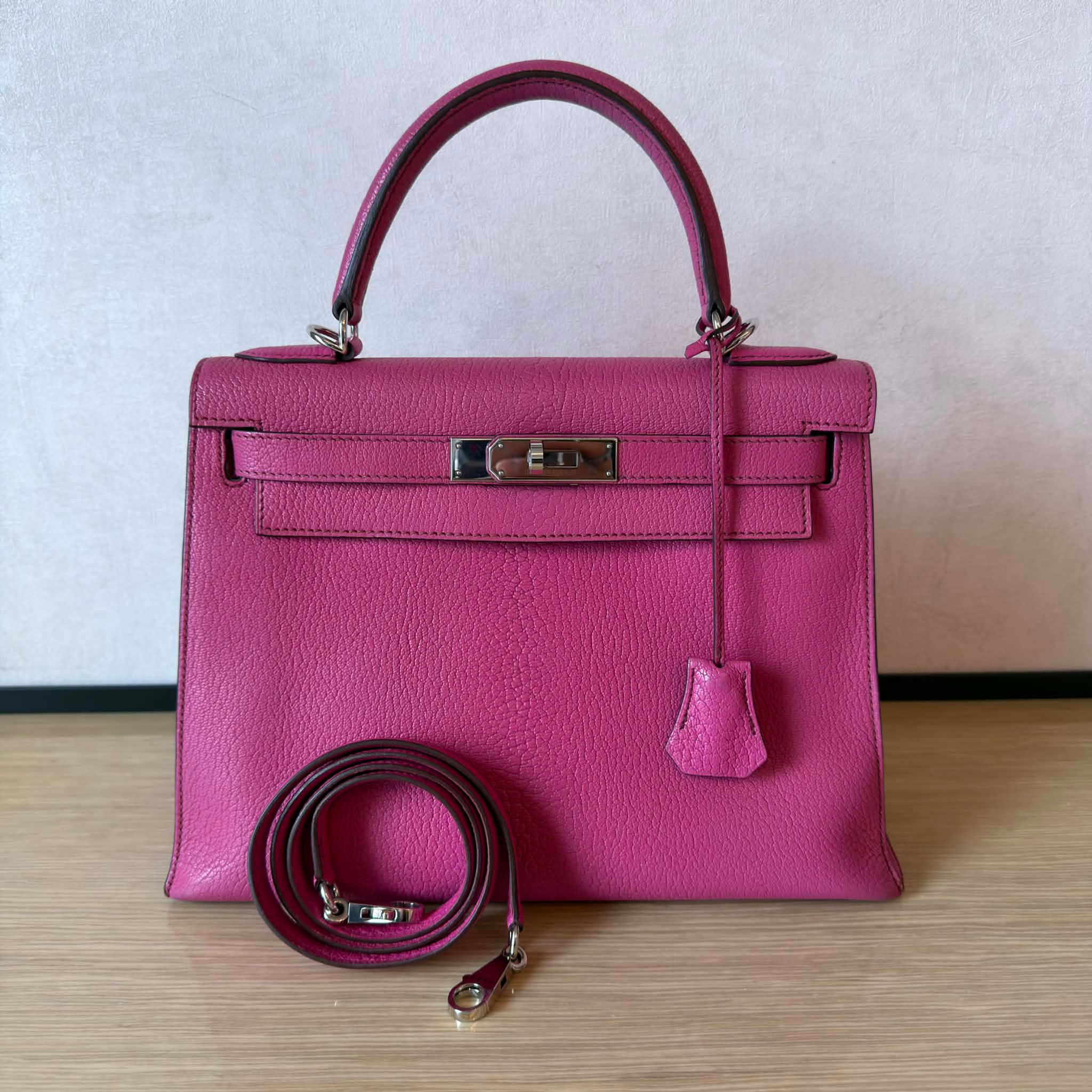 Hermes Kelly 28 Sellier Chevre De Coromandel