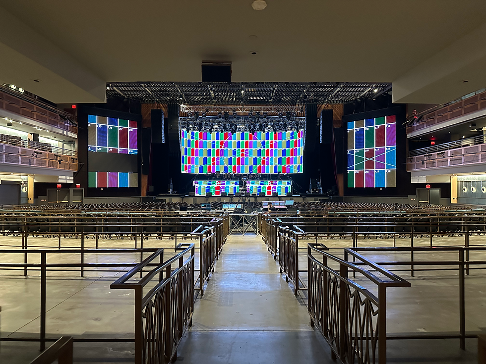Video Check @ Virgin Theater Las Vegas - Wutang VJ Psyberpixie