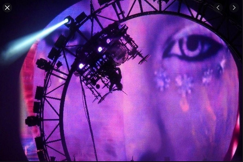 Tommy Lee '360 Drum Rollercoaster' Visuals VJ Psyberpixie