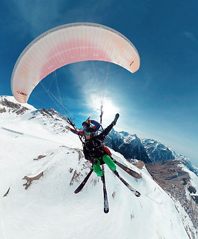 vol découverte parapente biplace hiver 2 alpes parapente les deux alpes