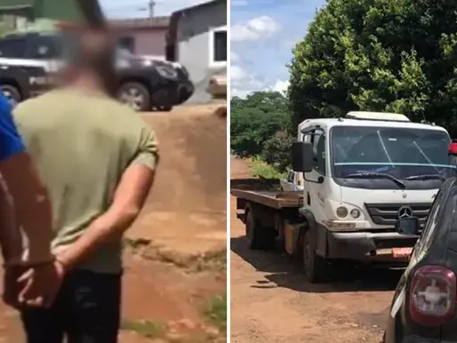 Homem é preso suspeito de estuprar enteada dentro de caminhão enquanto a mãe não estava