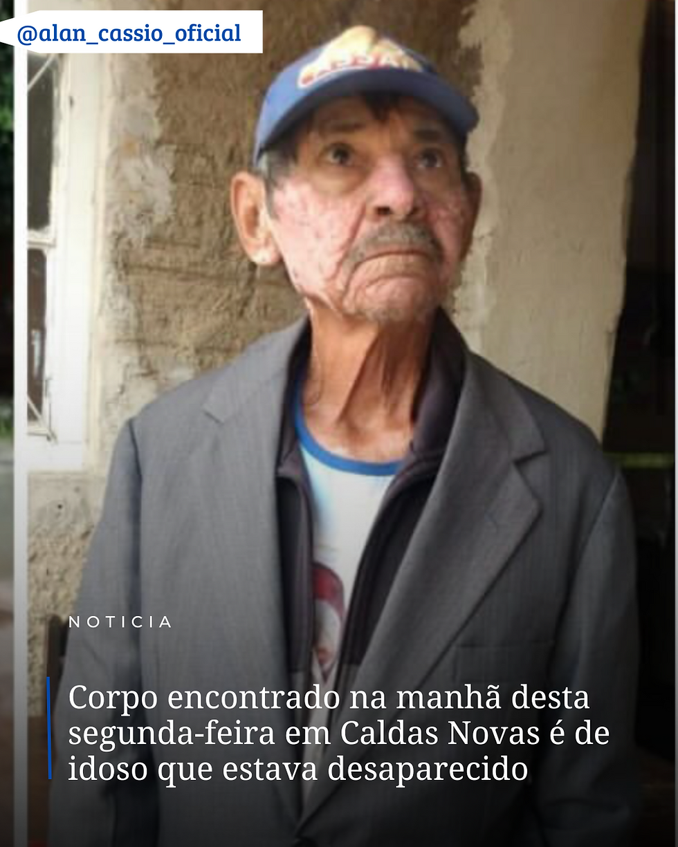 IDENTIFICADO CORPO ENCONTRADO EM REPRESA DE CALDAS NOVAS