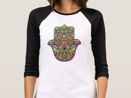 Hamsa Hand Psychedelic Art TShirts – On Sale! Use Promo Code CYBRWEEKSALE