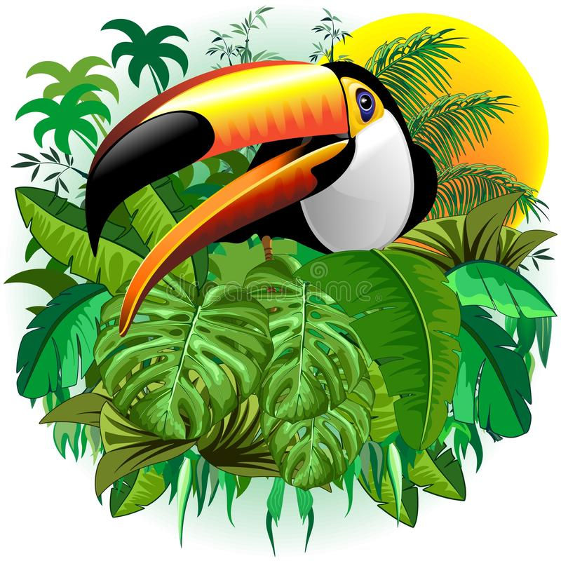 Toco Toucan in Rainforest © BluedarkArt