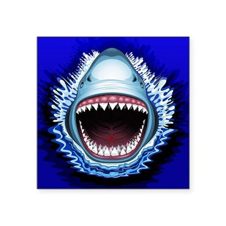 Shark Jaws Attack Sticker