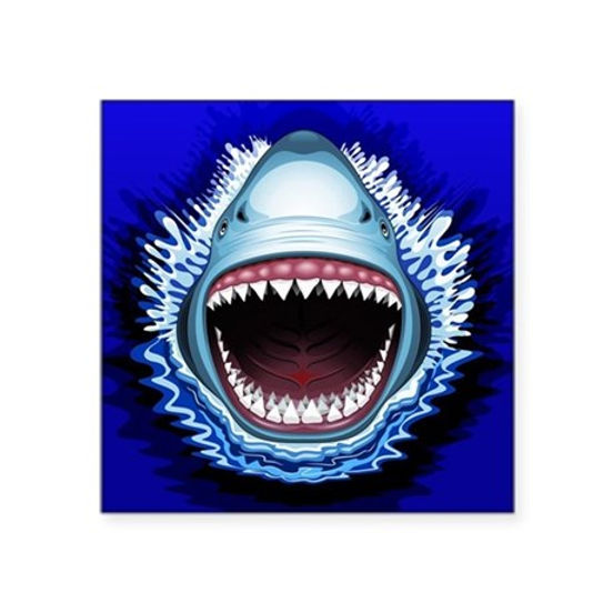 Shark Jaws Attack Sticker