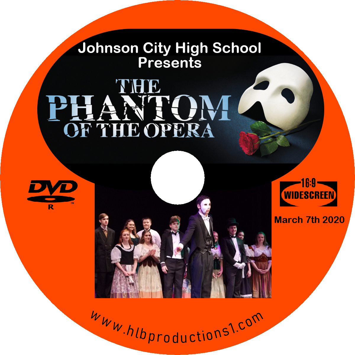 Phantom of the Opera 2020 Johnson City DVD