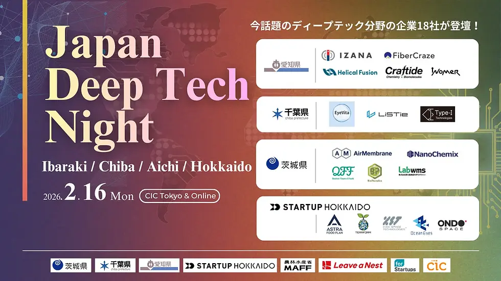 2/16(月) Japan Deep Tech Nightに登壇します