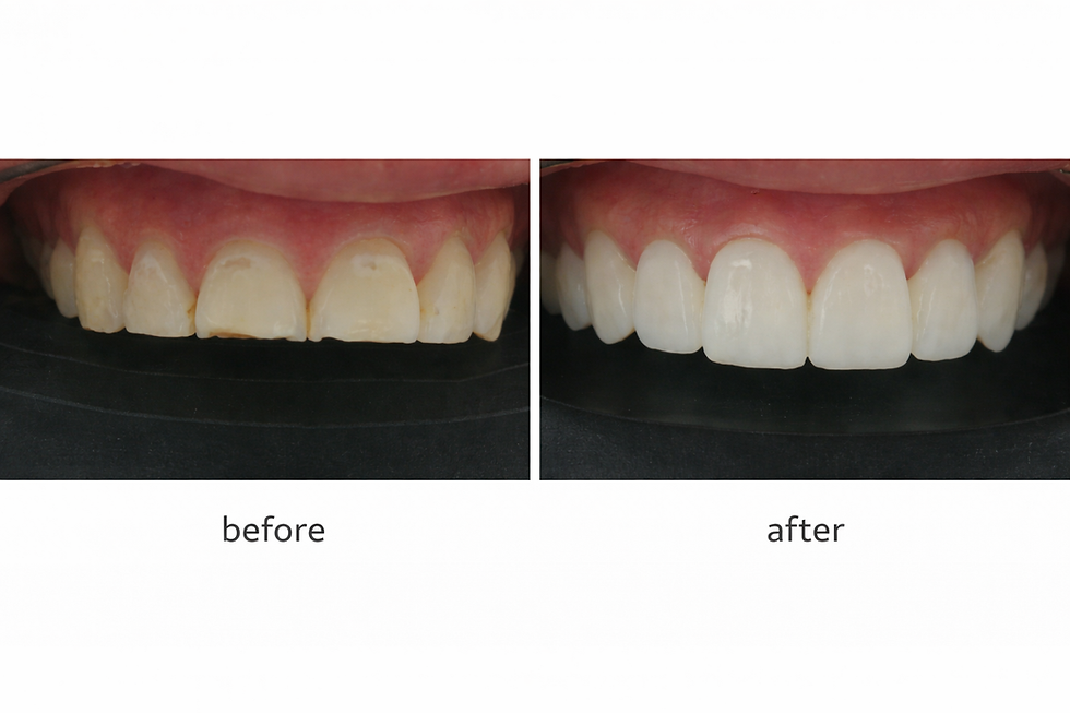 Before and after Reconstruction