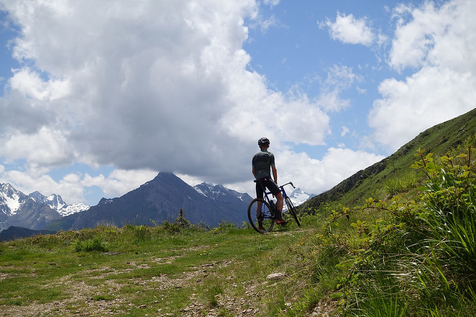 gravel cycling, Pyrenees, switchbacks, climb, gravel bike, gravel biking, gravel cycling, gravel adventure, mountains, Castelli, ENVE, FiftyOne