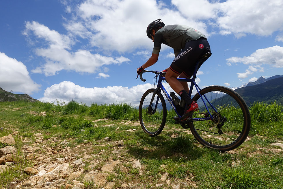 gravel cycling, Pyrenees, switchbacks, climb, gravel bike, gravel biking, gravel cycling, gravel adventure, mountains, Castelli, ENVE, FiftyOne