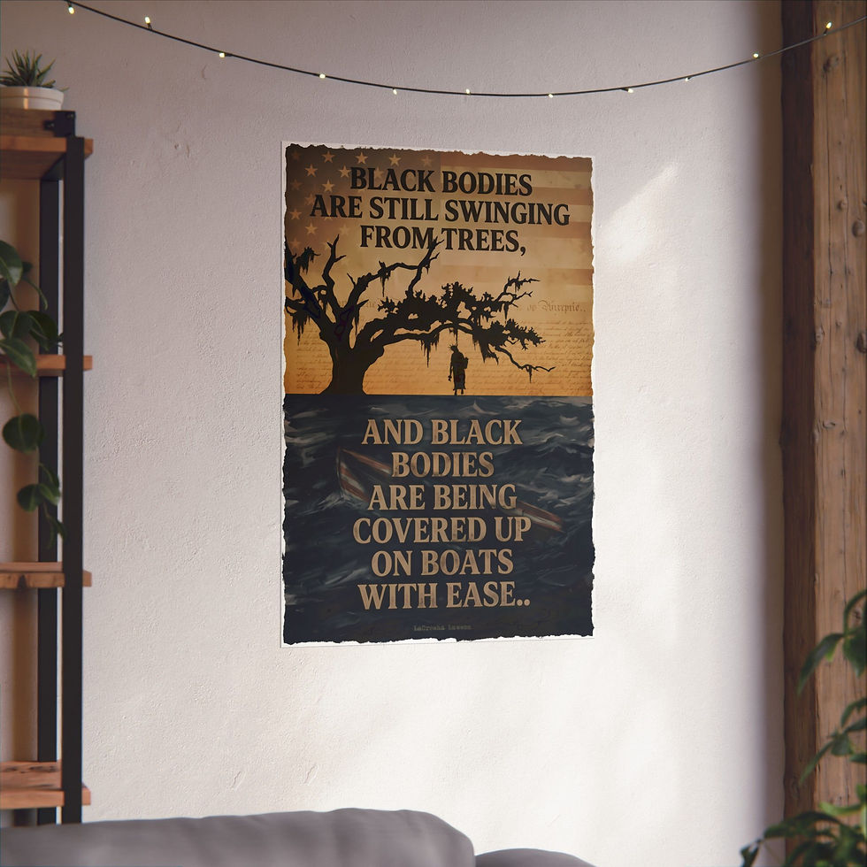 Thumbnail: Matte Poster — "Black Bodies" Social Justice Wall Art