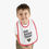 Thumbnail: Baby Bib — "Baby Against Trump!" Political Protest Contrast Trim Bib