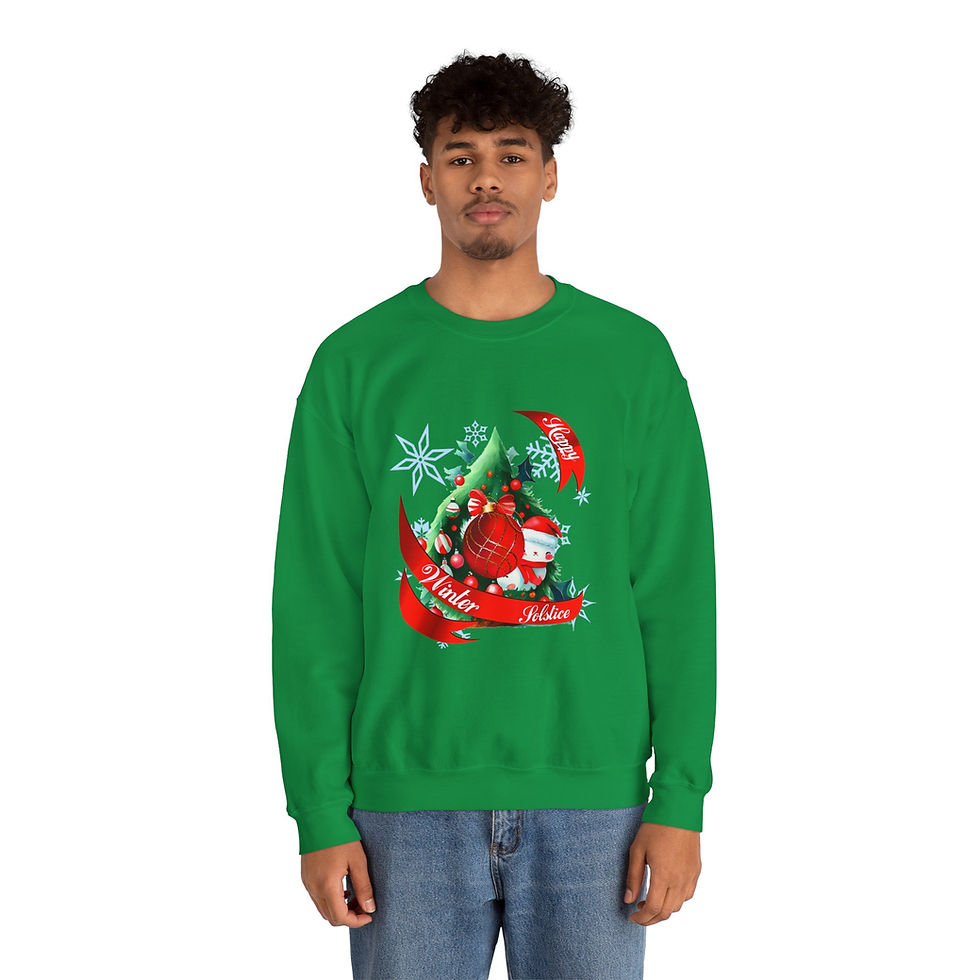Thumbnail: Unisex Heavy Blend™ Winter Solstice Crewneck Sweatshirt