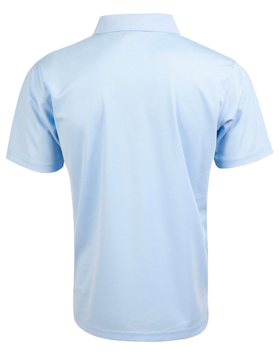 Thumbnail: Light blue Men's Verve Polo, back view