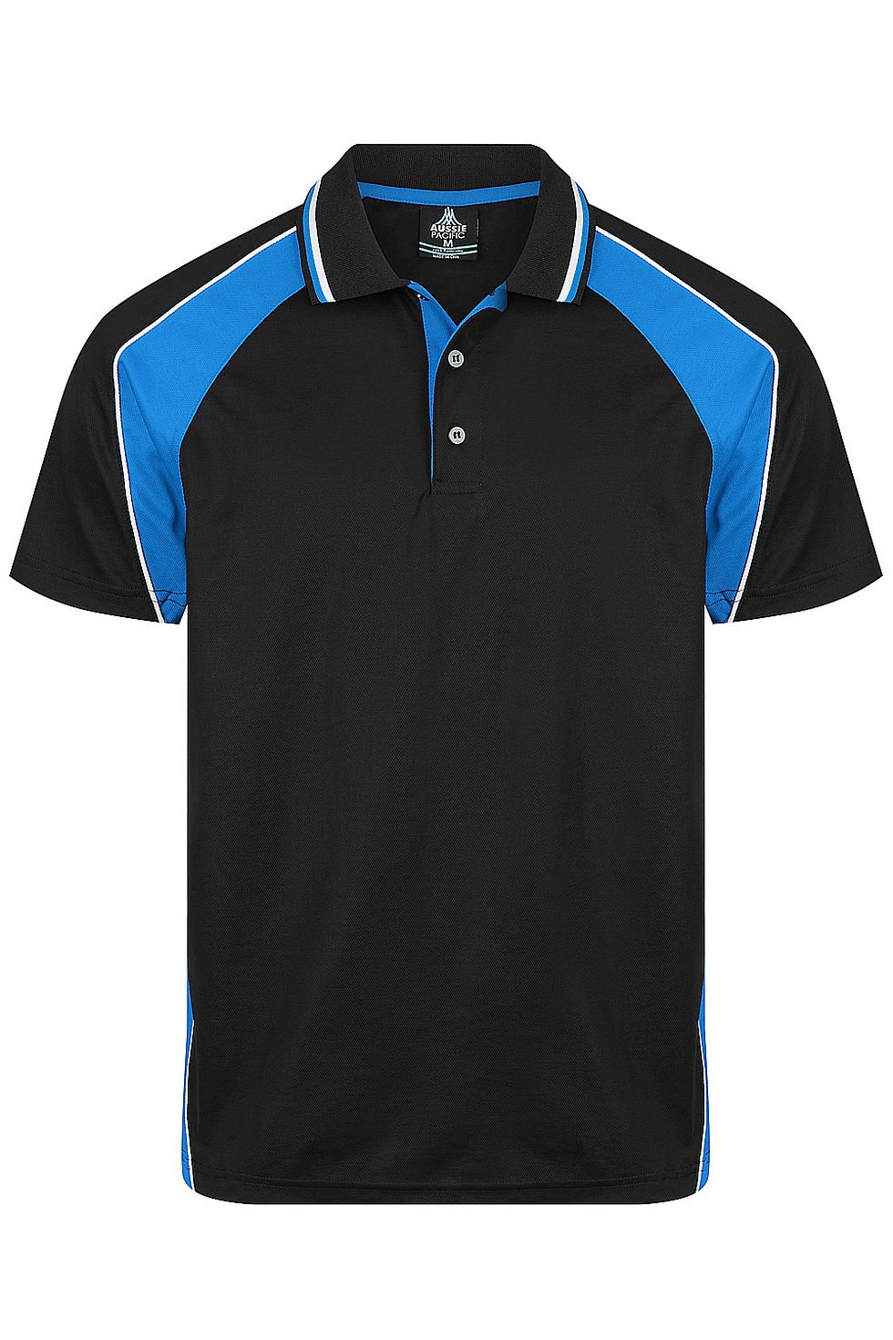 Thumbnail: Black and blue polo JAC shirt for food industry