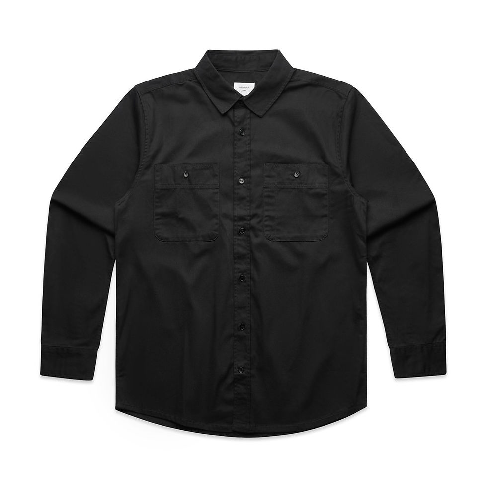 Black work shirt