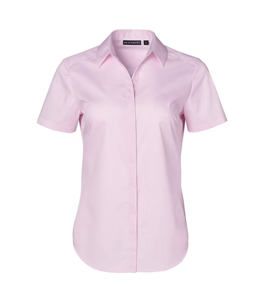 Pink short-sleeved shirt