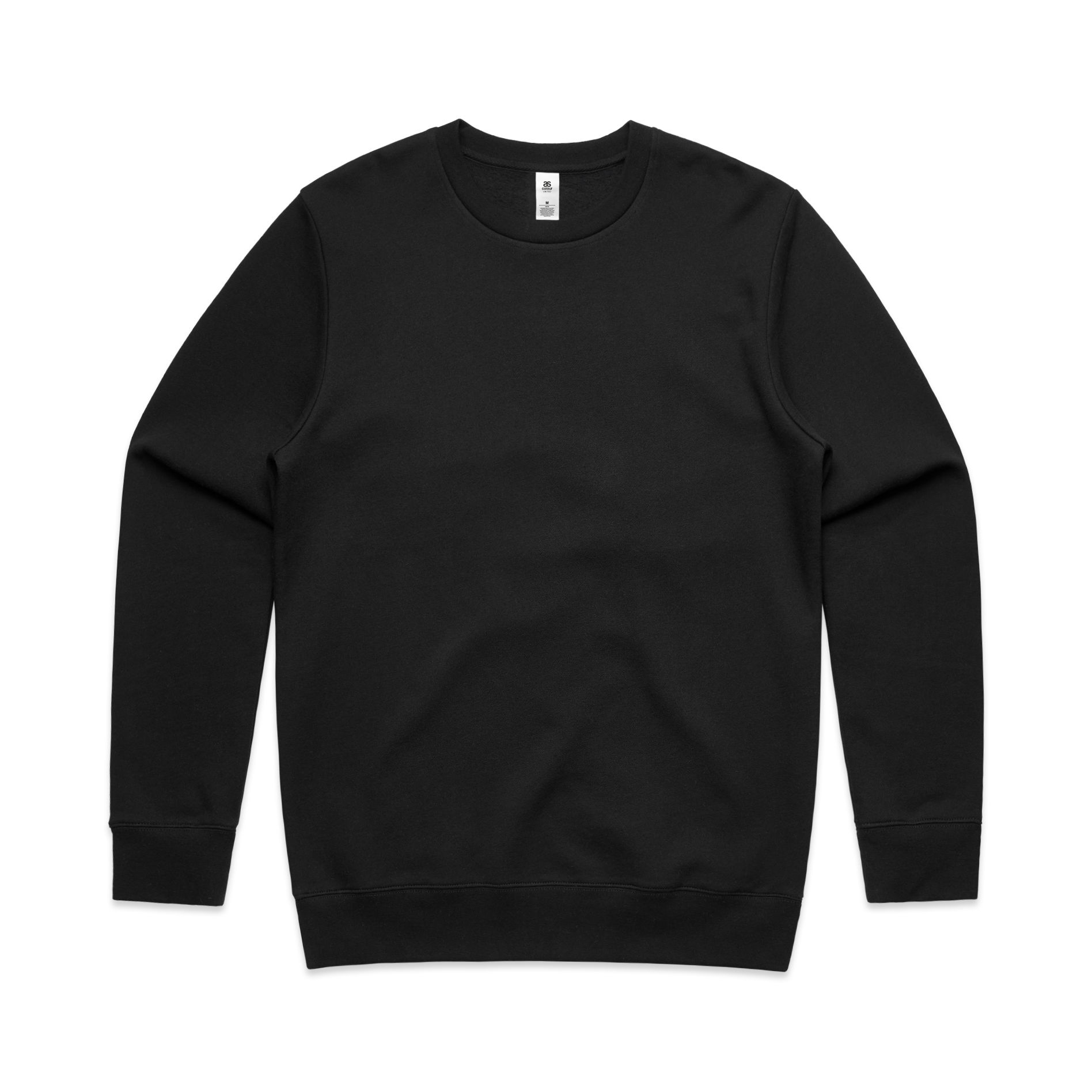 AS COLOUR black crewneck sweatshirt