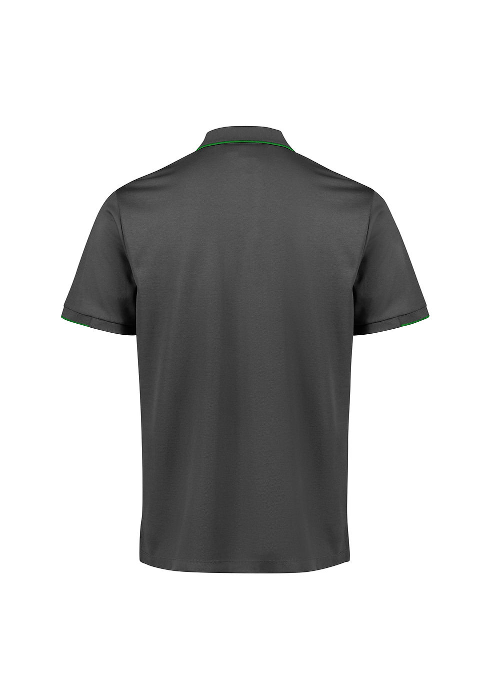 Thumbnail: Dark polo shirt, back view