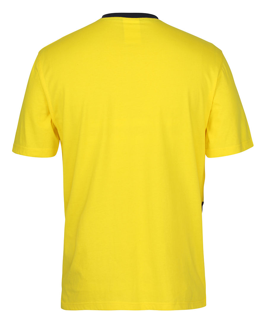Thumbnail: Back of a yellow t-shirt