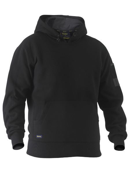 Thumbnail: Black work fleece hoodie