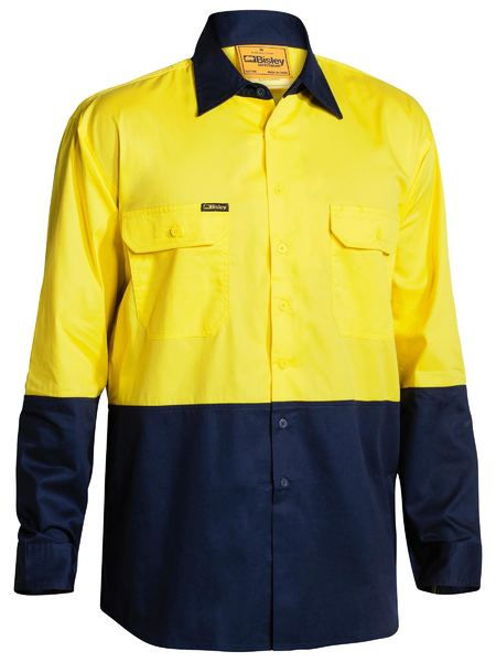 Thumbnail: Yellow and navy dustcoat with patch pockets
