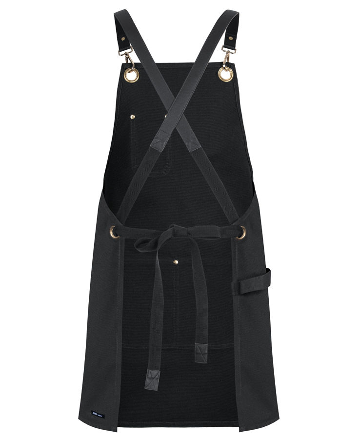 Thumbnail: JB's - 65x75 Brass Eyelet Canvas Apron with PU Strap