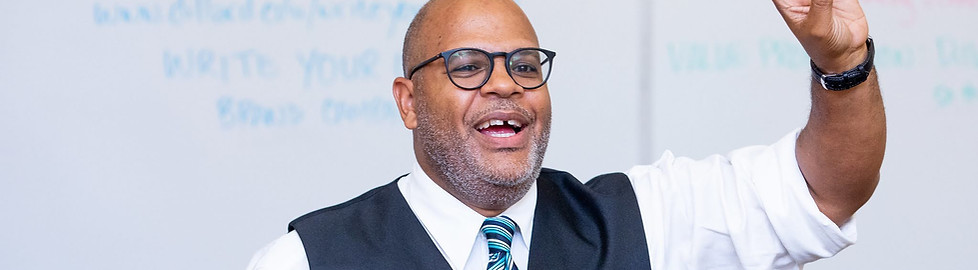 Eddie Francis speaking at Dillard University. Photo by Sabree Hill