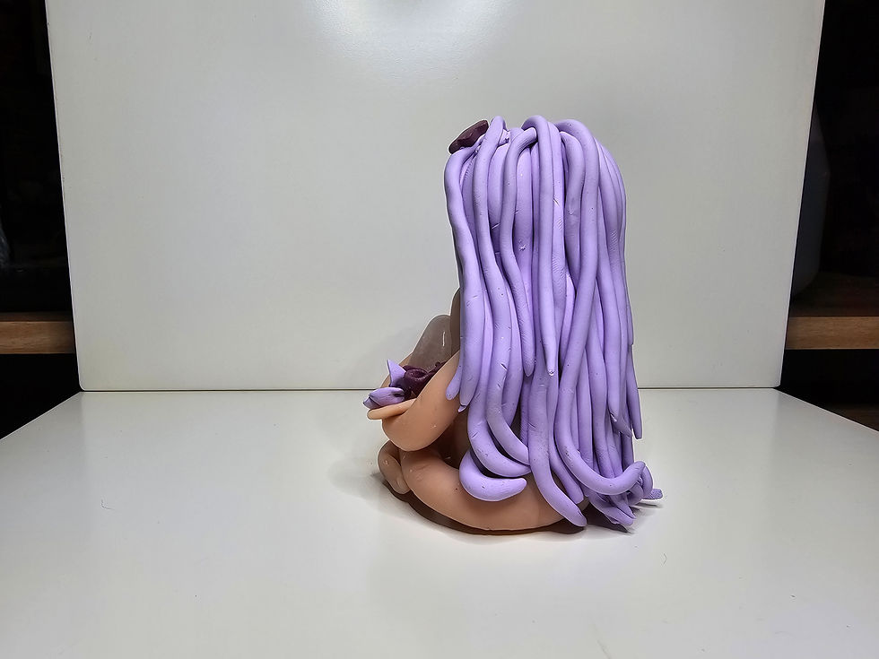 Thumbnail: Purple-Haired Rose Quartz Goddess