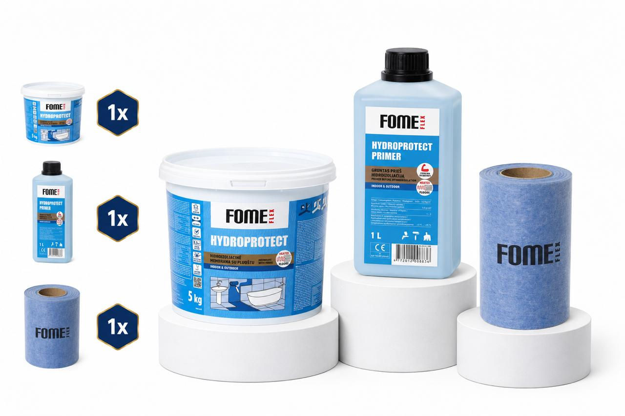 Fome Flex Waterproofing Tanking Kit