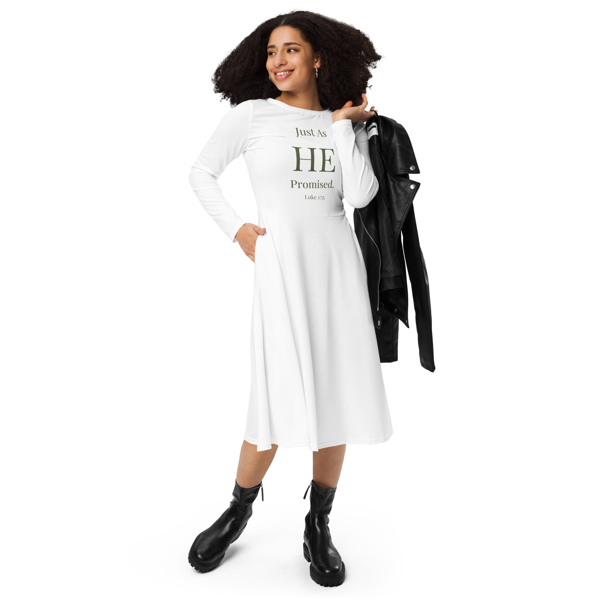 Just As HE Promised.™ Midi Dress